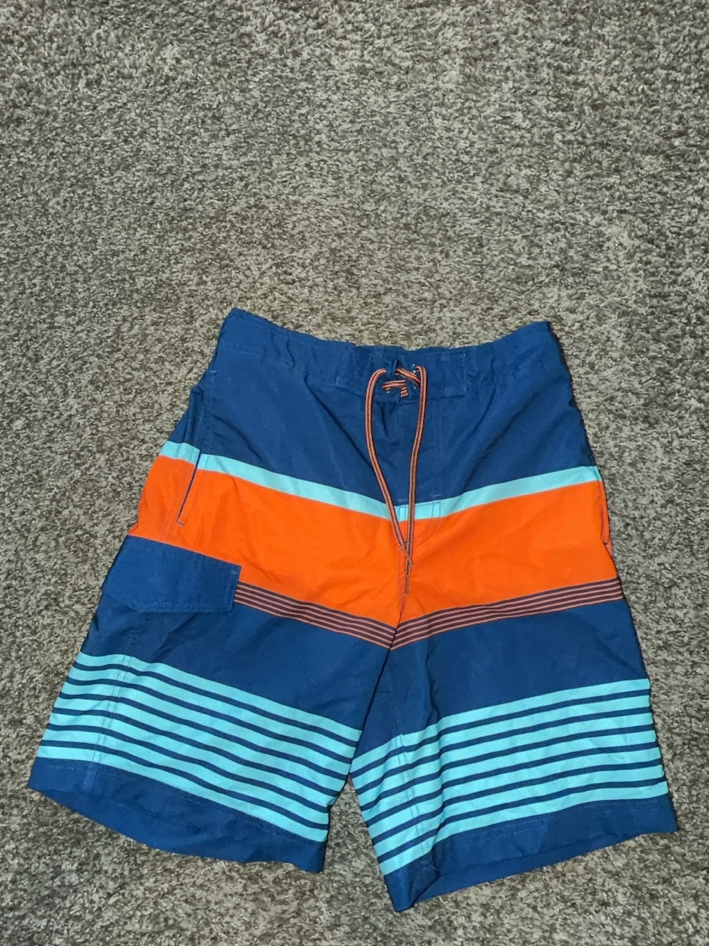 George Navy Blue Swim Shorts with White Lining